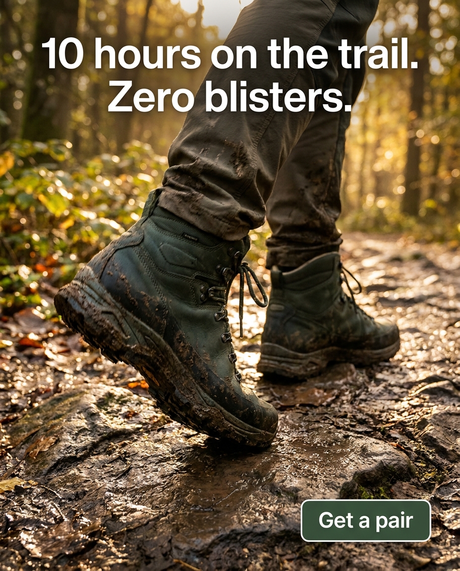 10 hours on the trail. Zero blisters.